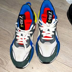 Puma RX Sneakers , Red Yellow & Blue